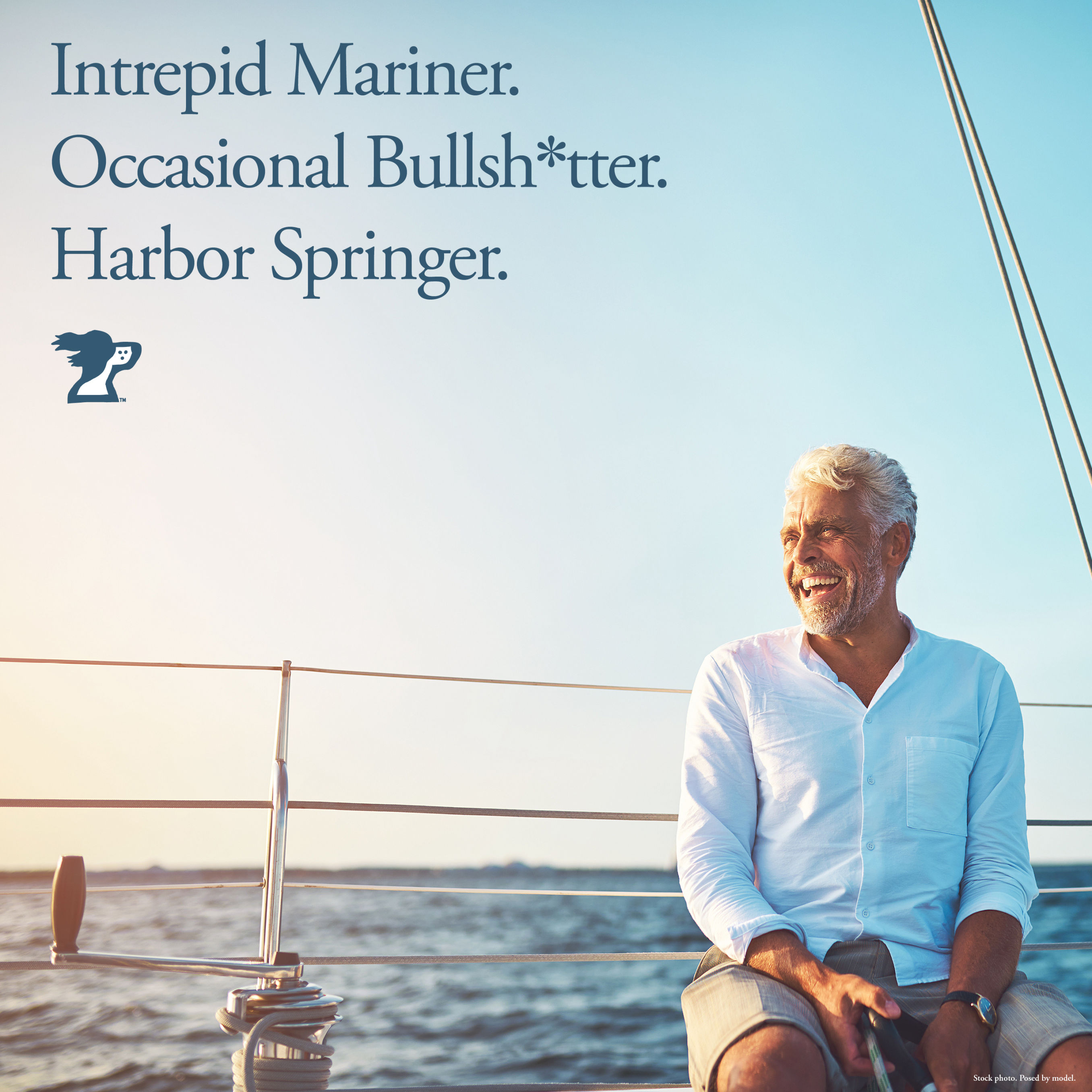 Picture of a sailor from Harbor Springer, a Harbor Springs, Michigan clothing store.