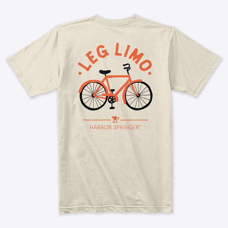Michigan bike shirt, Leg Limo by Harbor Springer.