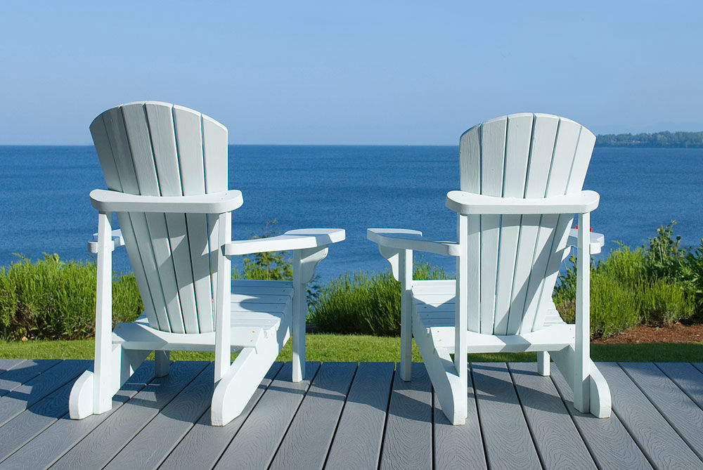 Harbor Springs bay with chairs, Baysically, by Harbor Springer.